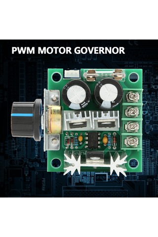 Dianziye 12v-40v 10a Pwm Dc Motor Hız Kontrolcü Modülü - Devir Ayarı, Kısa Devre Ve Ters Bağlantı Koruma, Hızlı Kablolama