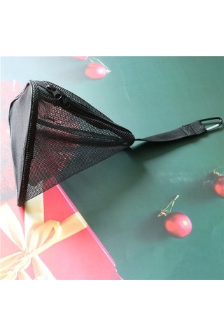 Tongxida Kamp İçin Katlanabilir Pvc Çekirdekli Triangular Kurutma Ağı - Su Filtreli Asma Depolama Çantası Çok Renkli