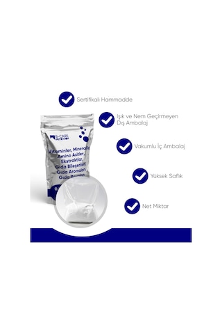 B-care Nutrition Glisin Toz Hammadde Katkısız Aromasız Saf Hammadde1 Kg 1000g.