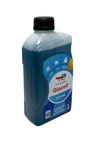 Total Glacelf Eco Bs Organik Katkılı 4 Mevsimlik Mavi Antifriz 1 Litre