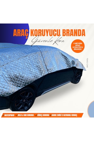 Hatchback Model Uyumlu Güneş&dolu&kar Koruyucu Oto Brandası