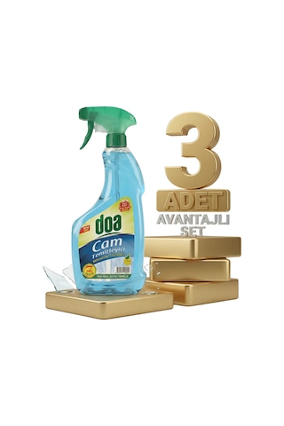 Doa Cam Temizleyicisi 3x750 Ml