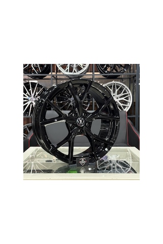 19 İnç 5x112 Vw Golf Piano Black R Line Jant Modeli 4adet
