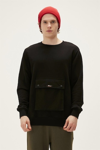 Bad Bear 22.02.12.017-c01 Kangaroo Erkek Sweatshirt Siyah