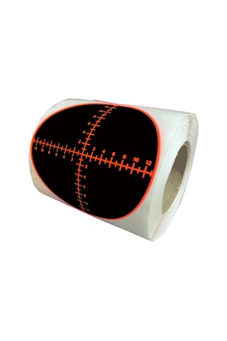 Suntek 200 Adet Sıçrama Hedefleri Çıkartmalar Okçuluk Menzil Turuncu