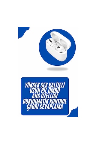 Bluetooth Kulaklık Kulak İçi Silikonlu Stereo Yüksek Ses Kaliteli Dokunmatik 00
