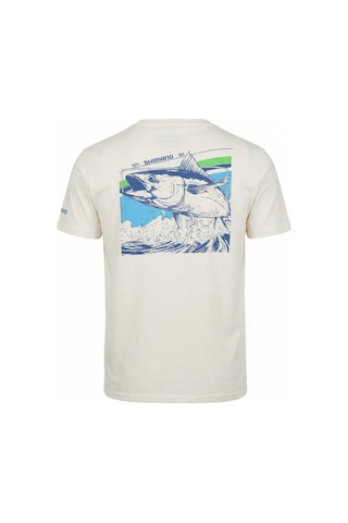 Shimano Tuna T-shirt Ecru