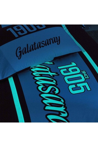 Taç Lisanslı Galatasaray 1905 Glow Tek Kişilik Pamuk Nevresim Takımı 000000001000048592