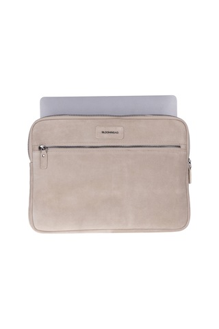 Sand Still Hakiki Süet Deri 13-14 İnç Macbook Uyumlu/laptop Kılıfı Kahverengi