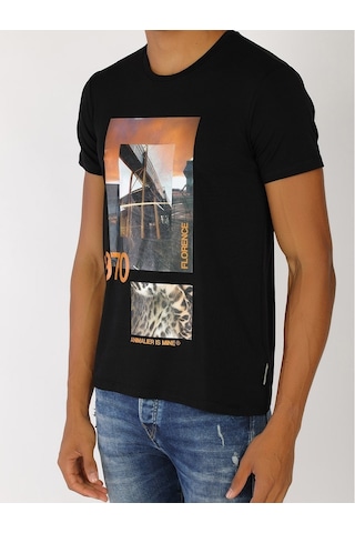 Roberto Cavalli Erkek Tshirt /M.Rob.0421.14024 Siyah