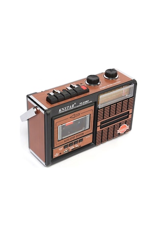 Knstar Fp-319Bt Bluetooth Usb+Sd+Fm Kaset Çalar Müzik Çalar Radyo