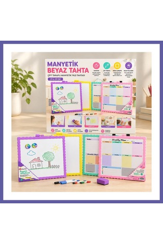 Bezos Manyetik Yazı Tahtası Nıda Çok Renkli