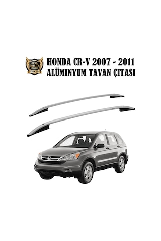 Honda Cr-v Uyumlu 2007 2008 2009 2010 2011 Gri Port Bagaj Tavan Çitası