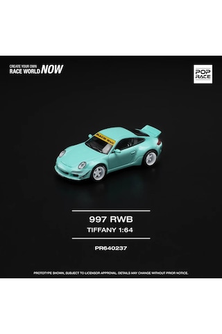 Pop Race 1/64 Rwb 997 Tiffany Blue