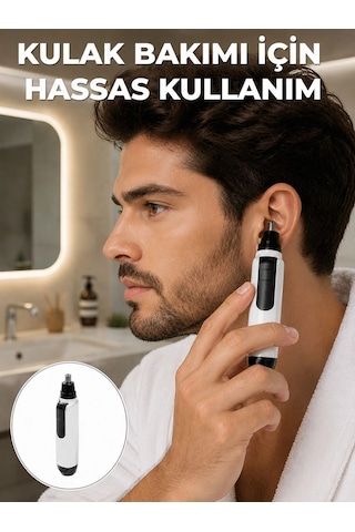 Hubrendy Tekno Hassas 3d Bıçaklı Kulak Ve Burun Tıraş Makinesi Yeni Nesil