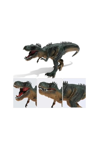 27 Cm Realistik Tarihöncesi Dino Heykelciği - Çene Aksiyonlu, Doku İşlemeli Büyük Ölçek Çocuk Hayvan Replikası