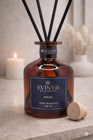 Angel Bambu Çubuklu Oda Kokusu 250 Ml Ferah & Premium Reed Diffuser Misk