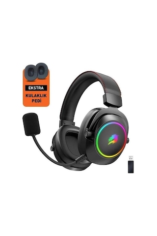 Gamebooster WBH44 RGB Kablosuz Oyuncu Kulaklığı