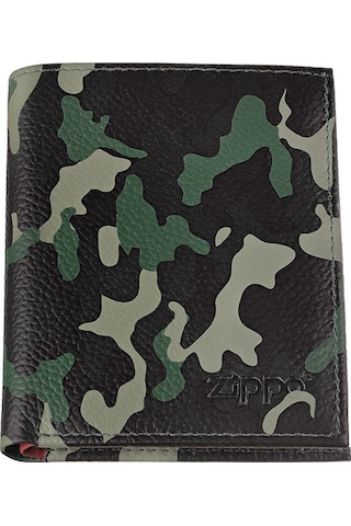 Zippo Deri Cüzdan Tri-fold Yeşil Yeşil