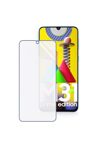 Samsung Galaxy M31 Prime Uyumlu Ön Yüzey Nano Şeffaf Hidrojel Ekran Koruyucu 69588610