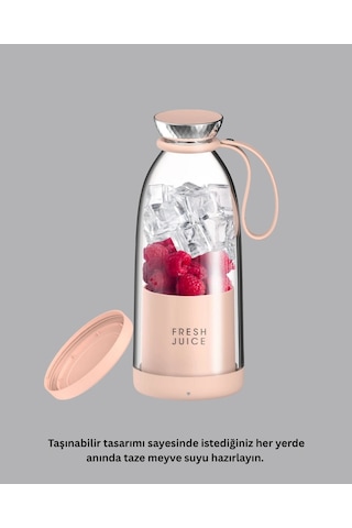 1200mah Şarjlı, Hafif Ve Pratik Taşınabilir Blender