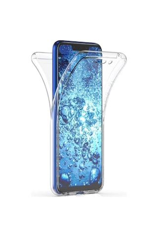 Teknomoda Huawei Mate 20 Lite 360 Derece Kilif Silikon Seffaf Ön Arka 396699001