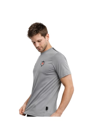 Beşiktaş Umbro Beşiktaş Antrenman T-shirt Pamuklu 25/26 Uv Kutu Gri.