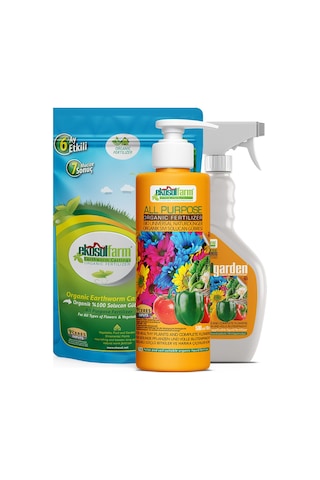 Ekosol Farm Sıvı Gübre Seti 3 Ürün 1 Arada 500 ML + Sprayer + 1.5 Ekosol Farm Sıvı Gübre Seti 3 Ürün 1 Arada 500 ML + Sprayer + 1.5