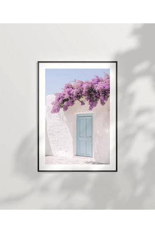 Çerçevesiz Poster Mor Çiçeklerin Gölgesinde