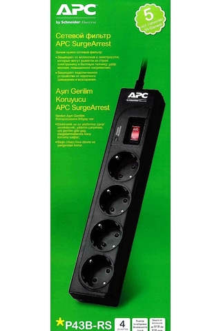 Apc 4lü 1metre Akım Korumalı Grup Priz