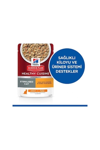 Hills Young Sterilised Tavuklu Kısırlaştırılmış Kedi Maması 3 Kg