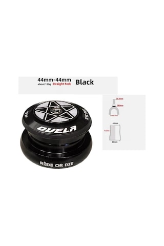 Ovela Press Fit 1.1/8 &amp Konik Dönüştürücü Furç Siyah