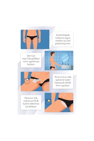 Body Natur Depilmen Genital Bölge Erkek Tüy Dökücü Krem 50 ML