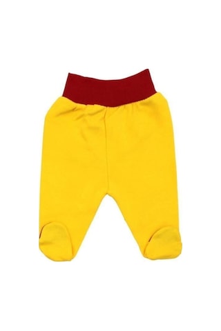 Gülücük Sari Kirmizi Unisex Bebek Sarı Kırmızı 4'lü Taraftar Hastane Çıkış Seti Sarı - Kırmızı