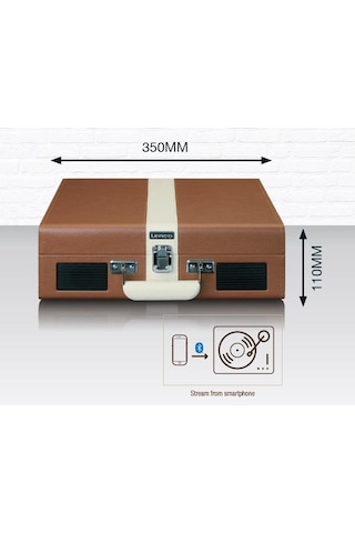 Lenco Classic Phono Tt-120 Hoparlörlü Şarjlı Bluetoothlu Pikap Pl