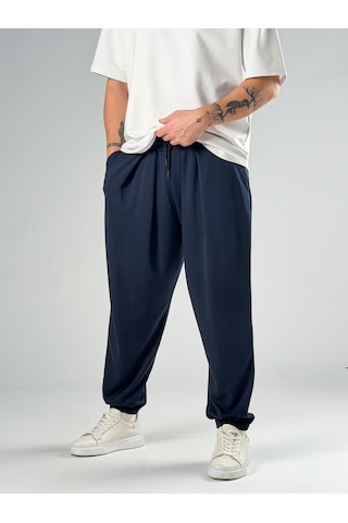 Cocopelli Pileli Lacivert Erkek Jogger Pantolon Coc2857