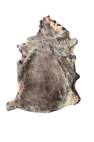 Gerçek Koyun Postu Kısa Tüylü Kahve Sarı 100x70 Cm