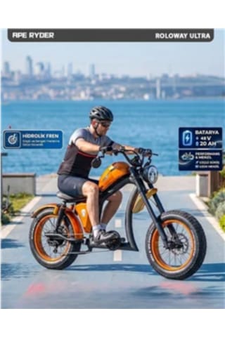Ape Ryder Roloway Ultra Elektrikli Bisiklet Turuncu