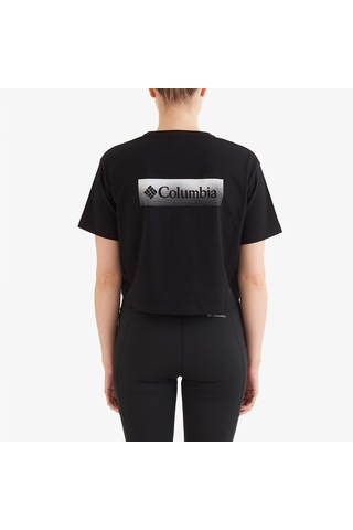 Columbia Csc Halftone Framed Kadın Siyah Crop T-shirt - Cs0317 Siyah