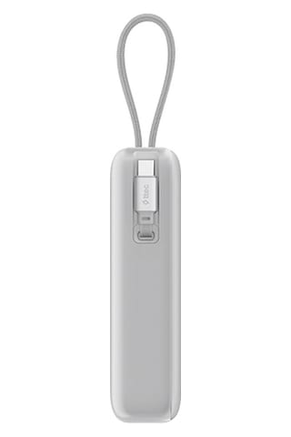 Ttec Recharger Pro Lcd 20.000mah Pd 45w Usb-c Makaralı Kablolu Taşınabilir Hızlı Şarj Aleti / Powerbank 2bb277 Gümüş