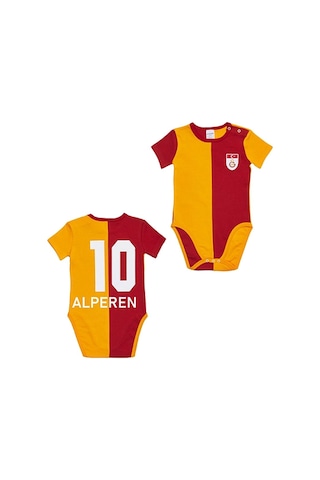 Galatasaray Original Metin Oktay Personalized Baby Body Sarı - Kırmızı