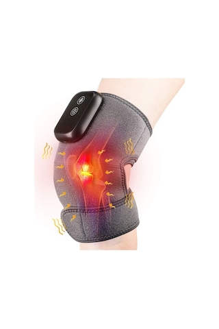 Diz Masaj Aleti, Üç Sıcaklık Ayarı, Gri, Tekli Paket Gri