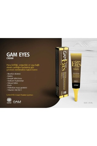 Gam Eyes Göz Altı Morluk Kremi 25 ML