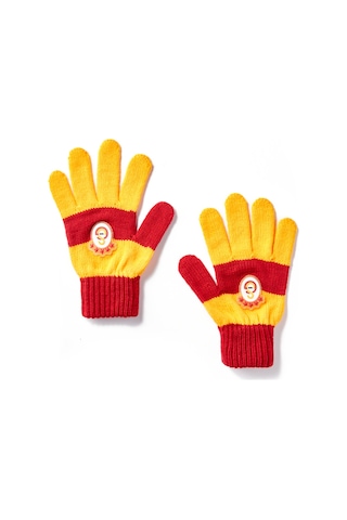 Gsstore Galatasaray Çocuk Eldiven C252204 Sarı - Kırmızı