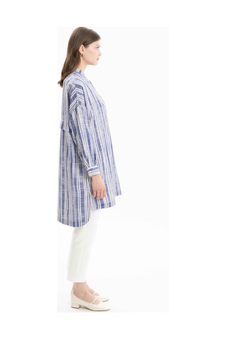 Aker 24ss15166112 Büyük Beden Tunik 24ss15166112 086 İndigo İndigo