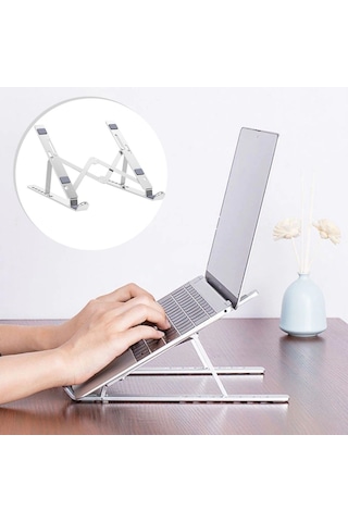 Ayarlanabilir Dizüstü Destek Tabanı Tamamen Katlanabilir Taşınabilir Laptop Yükseltici 5570