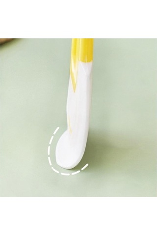 Yüksek Sıcaklık Temizleme Aracı Mutfak Kase Kazıyıcı Silikon Kazıyıcı Yapışmaz Tencere Yıkama Tavası 2 Adet Esnek Çevre Dostu Yağ Lekeleri İçin Benzersiz Sarı