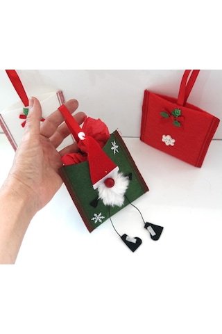 Yılbaşı Şeker Keseleri Noel Babalı 3'lü Set