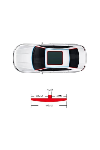 Universal Kenar Fitili, Bantli Pvc Conta, Ön Arka Cam Sunro... 492417829