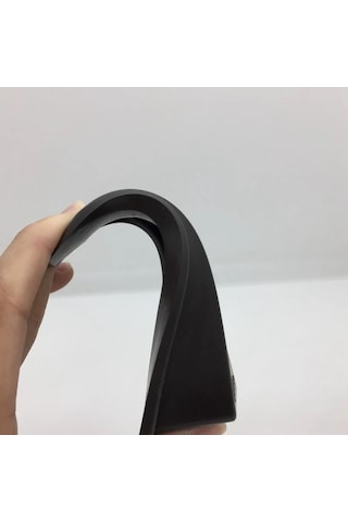 Fosenze Deliksiz Taşınabilir Kapı Durdurucu - Pvc Yumuşak Kapı Tıkacı, 8'li Set, Siyah, Her Zemin İçin Mükemmel Tutuş